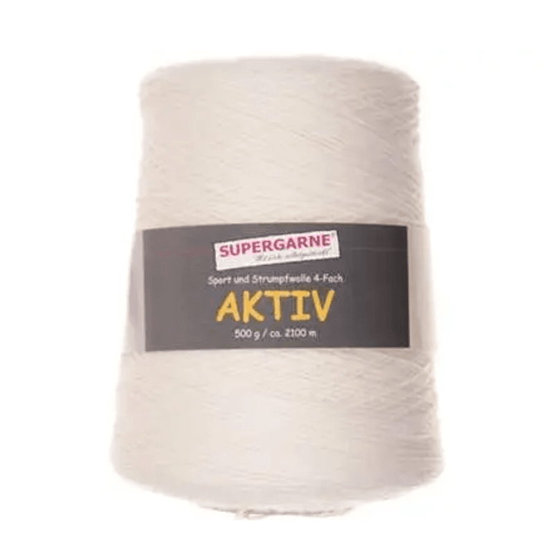 Aktiv 4-ply sokkegarn - 500 grams spoler