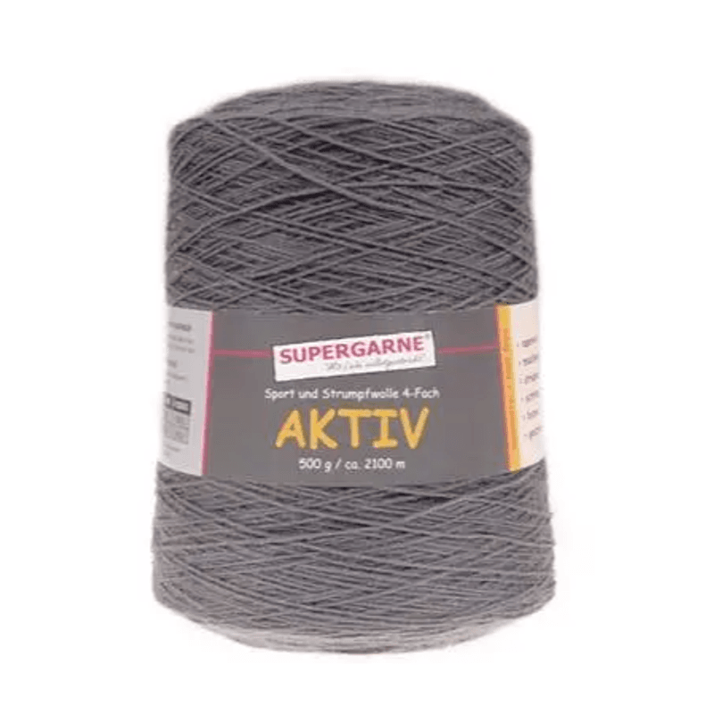 Aktiv 4-ply sokkegarn - 500 grams spoler